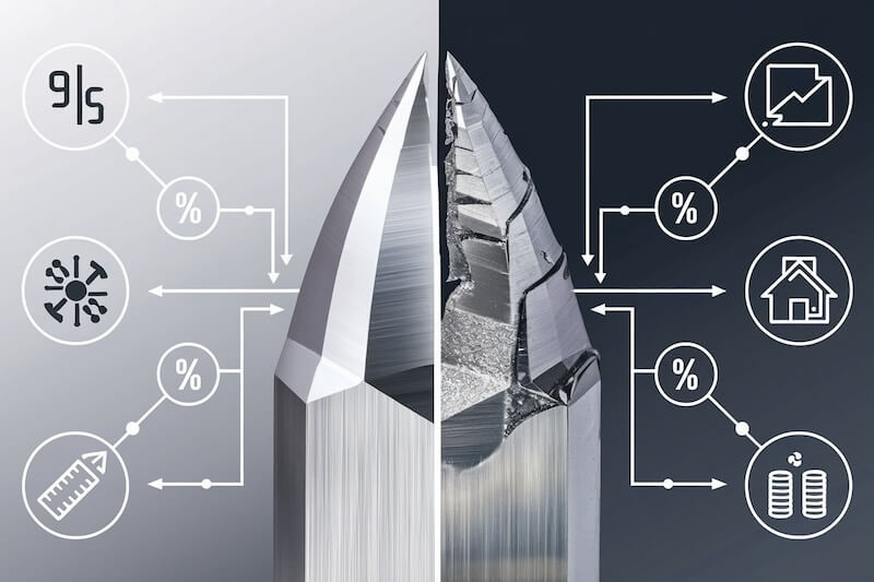 Carbide vs. HSS housing cutting