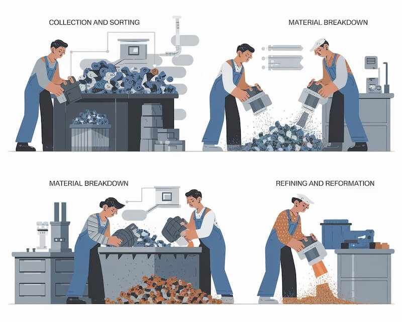 The Process of Recycling Tungsten Carbide